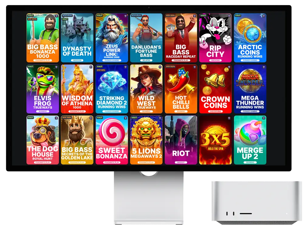 Catalogue de machines à sous disponible sur CosmicSlotz Casino